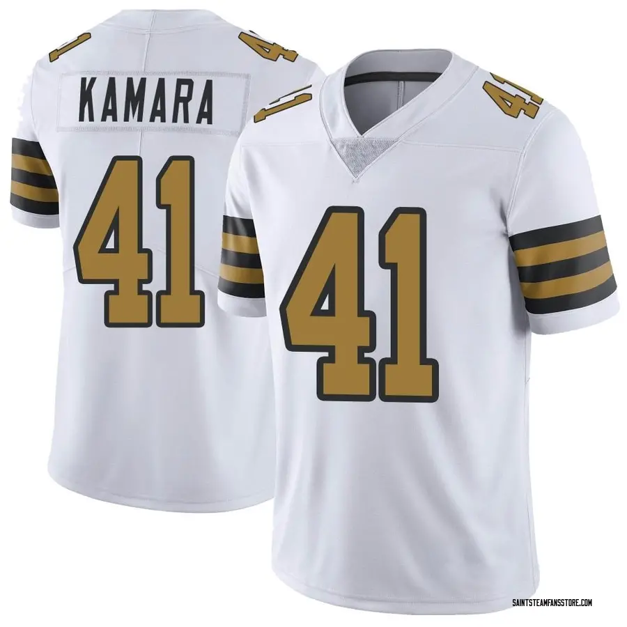 Nike Alvin Kamara New Orleans Saints Youth Limited White Color