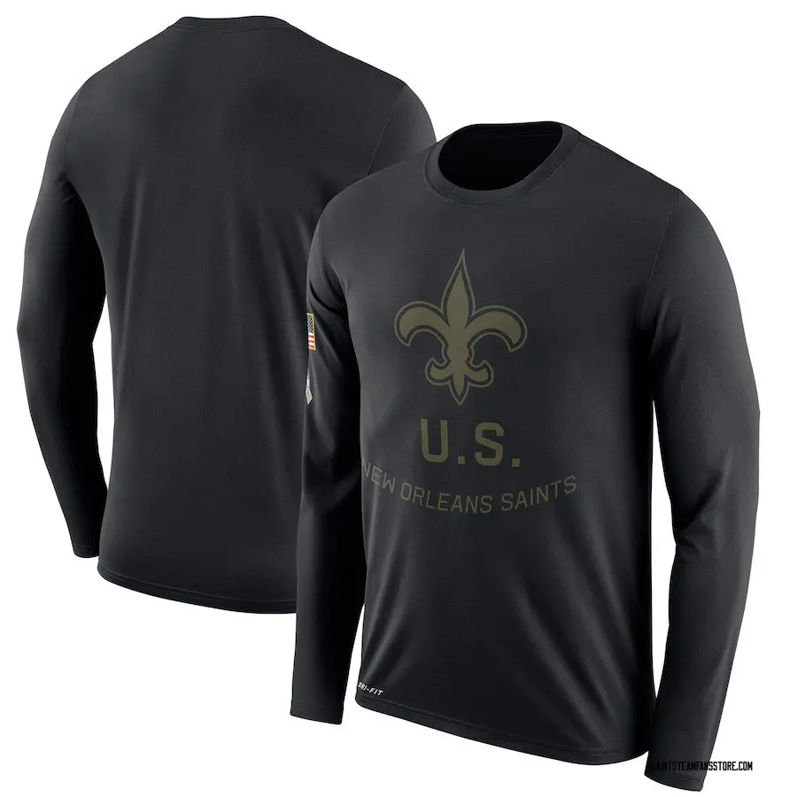 nike saints long sleeve shirt