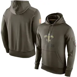 saints salute to service half zip